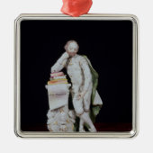 William Shakespeare, basiert auf dem Monument Silbernes Ornament (Vorne)