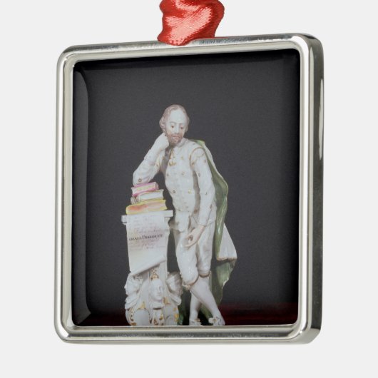 William Shakespeare, basiert auf dem Monument Silbernes Ornament (Links)