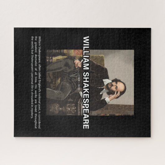 William Shakespeare-Biografie Puzzle (Horizontal)