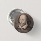 William Shakespeare Button (Vorne & Hinten)