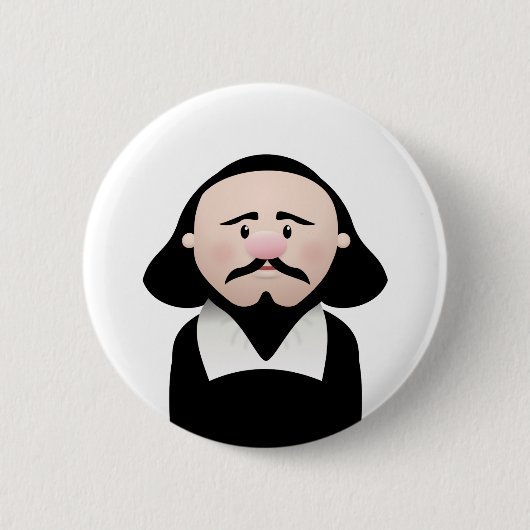 William Shakespeare Button (Vorderseite)