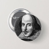 William Shakespeare Button (Vorne & Hinten)