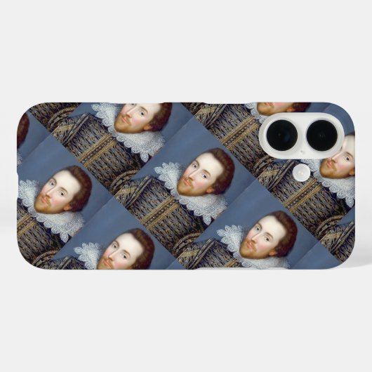 William Shakespeare  Case-Mate iPhone Hülle (Rückseite (Horizontal))