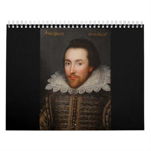 William Shakespeare Cobbe Portrait um 1610 Kalender (Titelbild)