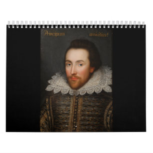 William Shakespeare Cobbe Portrait um 1610 Kalender