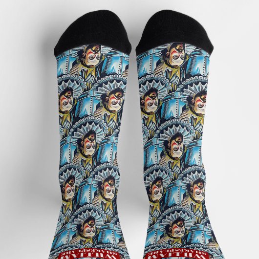 William Shakespeare Crew Socks Socken (Oben)