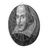 William Shakespeare Dartscheibe (Vorderseite rechts)
