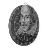 William Shakespeare Dartscheibe (Vorderseite Links)