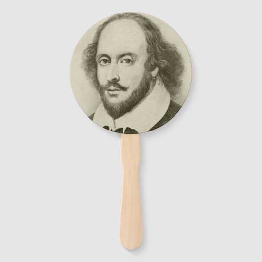 William Shakespeare, der Barfan Fächer (Rückseite)