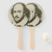 William Shakespeare, der Barfan Fächer (Vorne und Hinten)