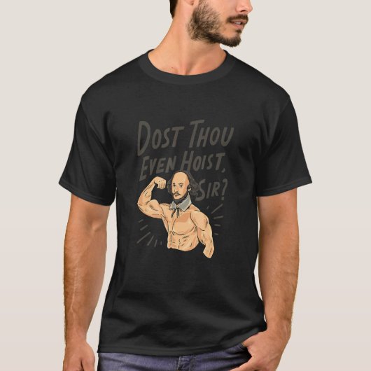 William Shakespeare Design for a Shakespearean Act T-Shirt (Vorderseite)