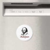 William Shakespeare Etching Magnet (In Situ (Geschirrspüler))