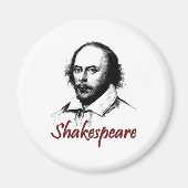 William Shakespeare Etching Magnet (Vorne)