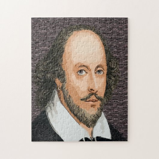 William Shakespeare Face Puzzle (Vertikal)