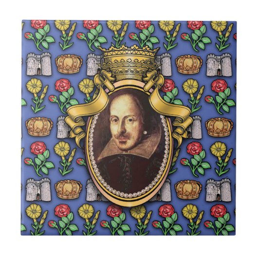William Shakespeare Fliese (Vorderseite)