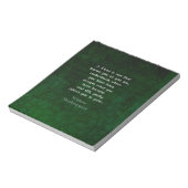 William Shakespeare Freundschaft Inspiration Zitat Notizblock (Rotiert)