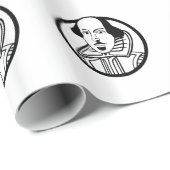 William Shakespeare Geschenkpapier (Rolleneckpunkt)