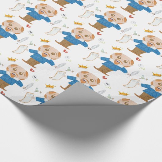 William Shakespeare Geschenkpapier (Ecke)
