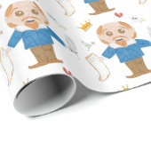 William Shakespeare Geschenkpapier (Rolleneckpunkt)