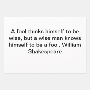 William Shakespeare Geschenkpapier Set