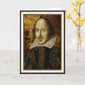 William Shakespeare Greeting Card Karte (Gelbe Blume)