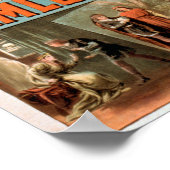 William Shakespeare "Hamlet" Theater Poster (Ecke)