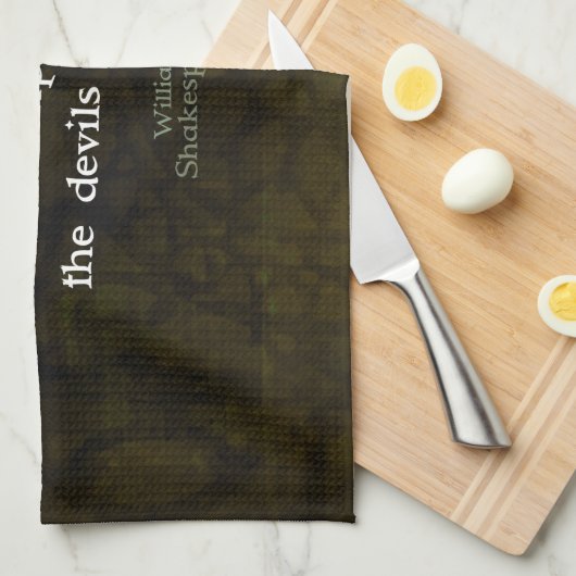 William Shakespeare Humore Witty Quotation Geschirrtuch (Viertel Falte)