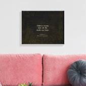 William Shakespeare Humore Witty Quotation Leinwanddruck (Insitu (Wohnzimmer))