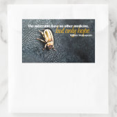 William Shakespeare Inspiration Zitat "Hoffnung" Rechteckiger Aufkleber (Tasche)