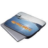 William Shakespeare inspirierendes Zitat "Klettern Laptopschutzhülle (Vorne Knopf)