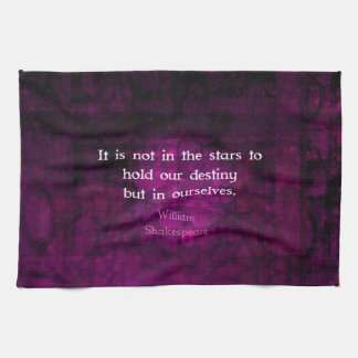 William Shakespeare inspirierendes Zitat zum Schic Küchentuch