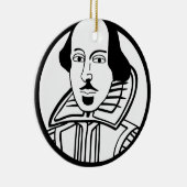 William Shakespeare Keramikornament (Rechts)