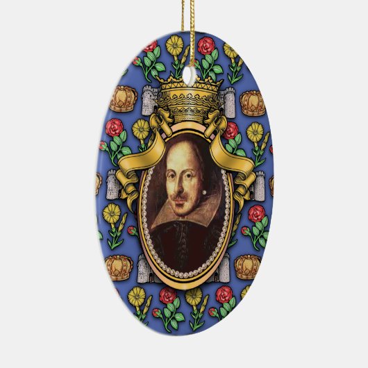 William Shakespeare Keramikornament (Rechts)