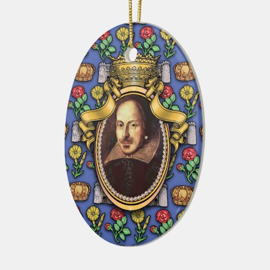 William Shakespeare Keramikornament (Links)