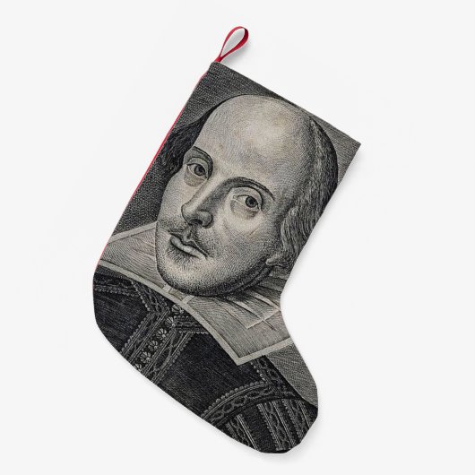 William Shakespeare Kleiner Weihnachtsstrumpf (Vorderansicht (hängend))