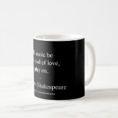 William Shakespeare Liebe Zitat Kaffeetasse (VorderseiteRechts)