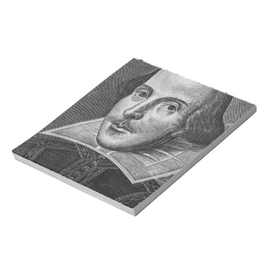 William Shakespeare Notizblock (Rotiert)