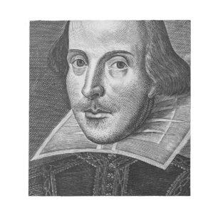 William Shakespeare Notizblock