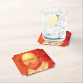 William Shakespeare Paper Beverage Coaster Untersetzer (Vor Ort)