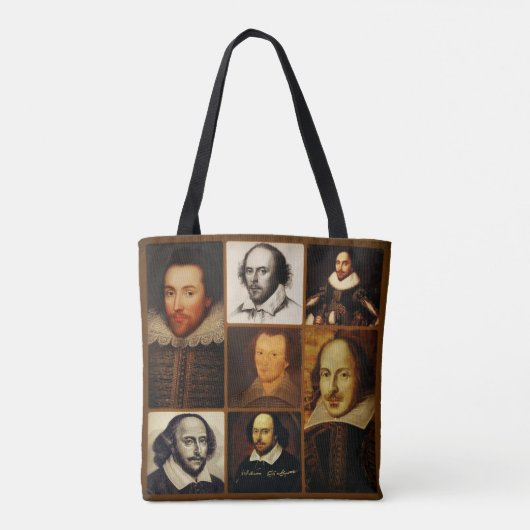 William Shakespeare Polyester-Tasche Tasche (Rückseite)