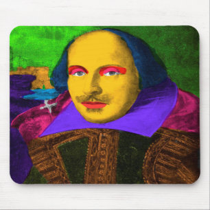William Shakespeare Pop Art Mousepad