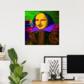 William Shakespeare Pop Art Poster (Heimbüro)