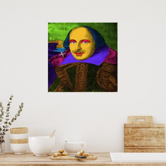 William Shakespeare Pop Art Poster (Küche)