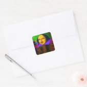 William Shakespeare Pop Art Quadratischer Aufkleber (Umschlag)