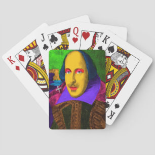 William Shakespeare Pop Art Spielkarten