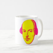 William Shakespeare Pop Art Tasse (VorderseiteRechts)