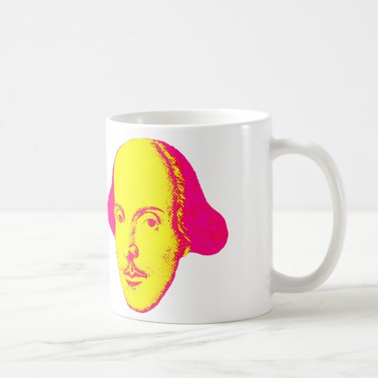 William Shakespeare Pop Art Tasse (Rechts)