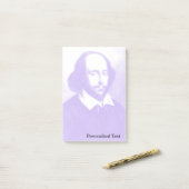 William Shakespeare Pop Post-it Klebezettel (Auf Schreibtisch)