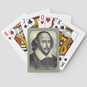 William Shakespeare Portrait Cards Spielkarten