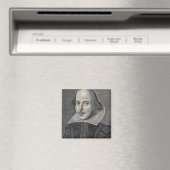 William Shakespeare Portrait Magnet (In Situ (Geschirrspüler))